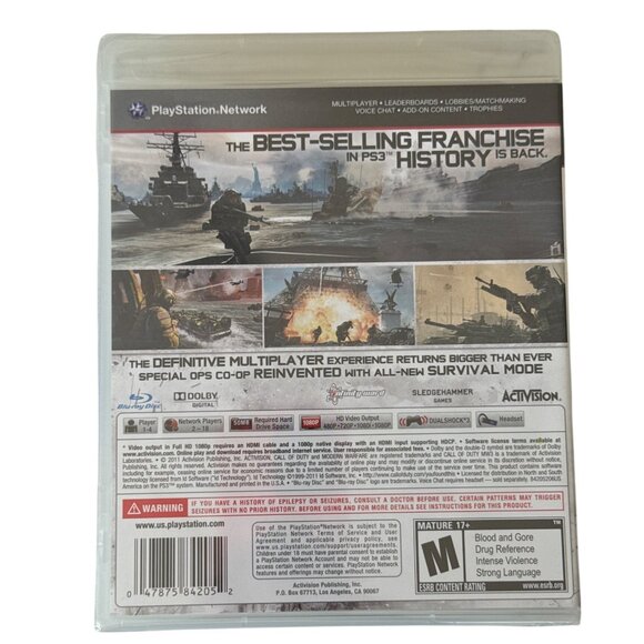 PS3 Call of Duty MW3 sledgehammer Video game - Picture 2 of 2
